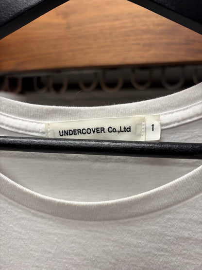 Undercover White/Blue ‘U Logo’ Regal Crest Graphic T-Shirt