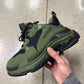 Balenciaga Triple S ‘Black Khaki’ Low Top Sneakers