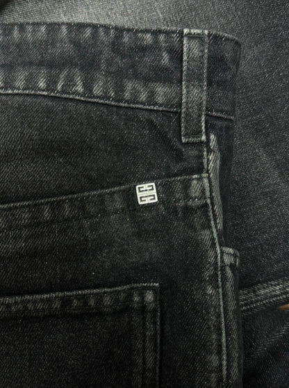 SS2023 Givenchy Oversized ‘Skater’ Washed Black Denim