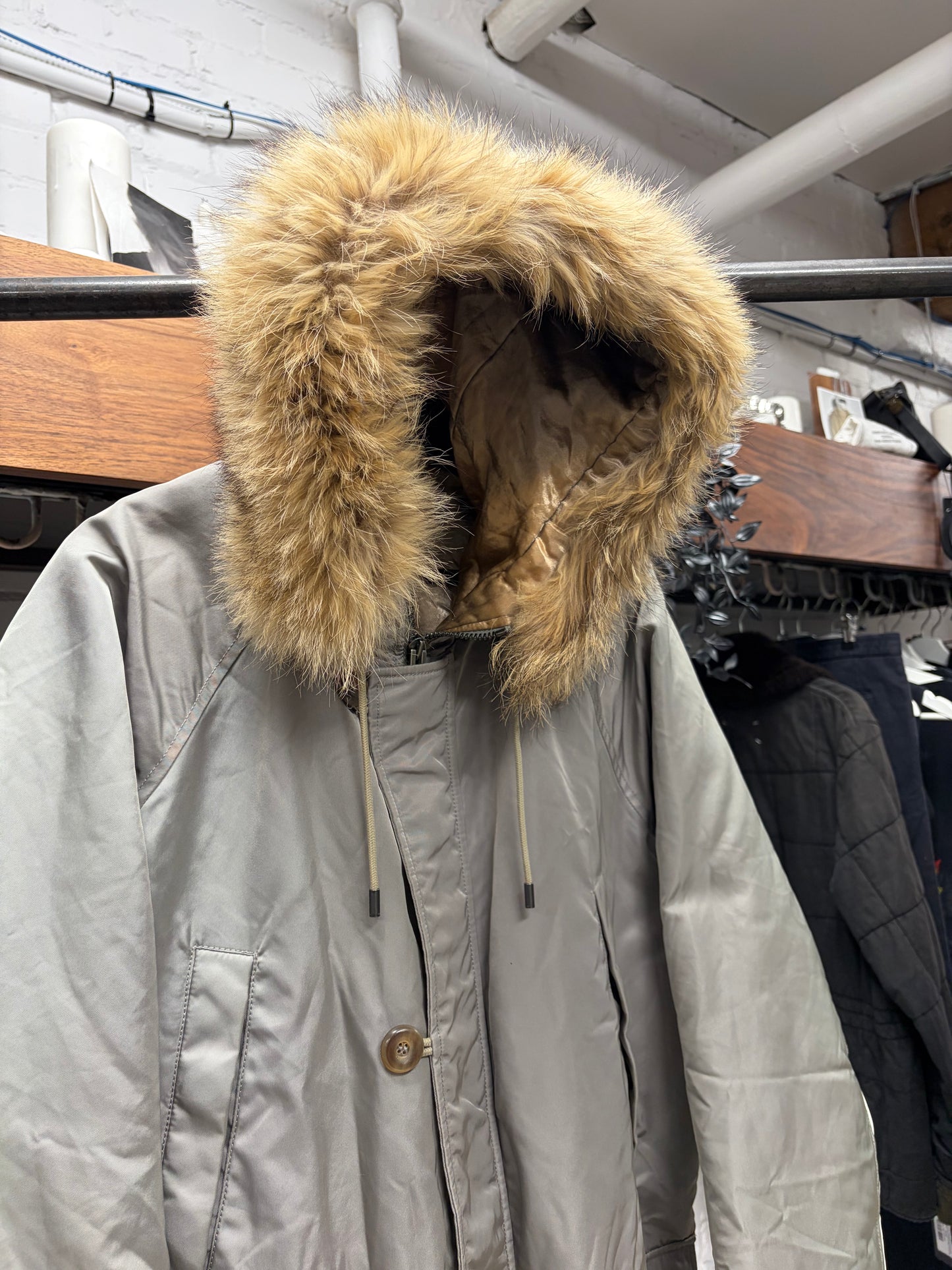 AW1997 Gucci Tom Ford Fur Hooded Parka