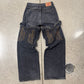 Y-Project ‘Cowboy’ Washed Black Detachable Denim