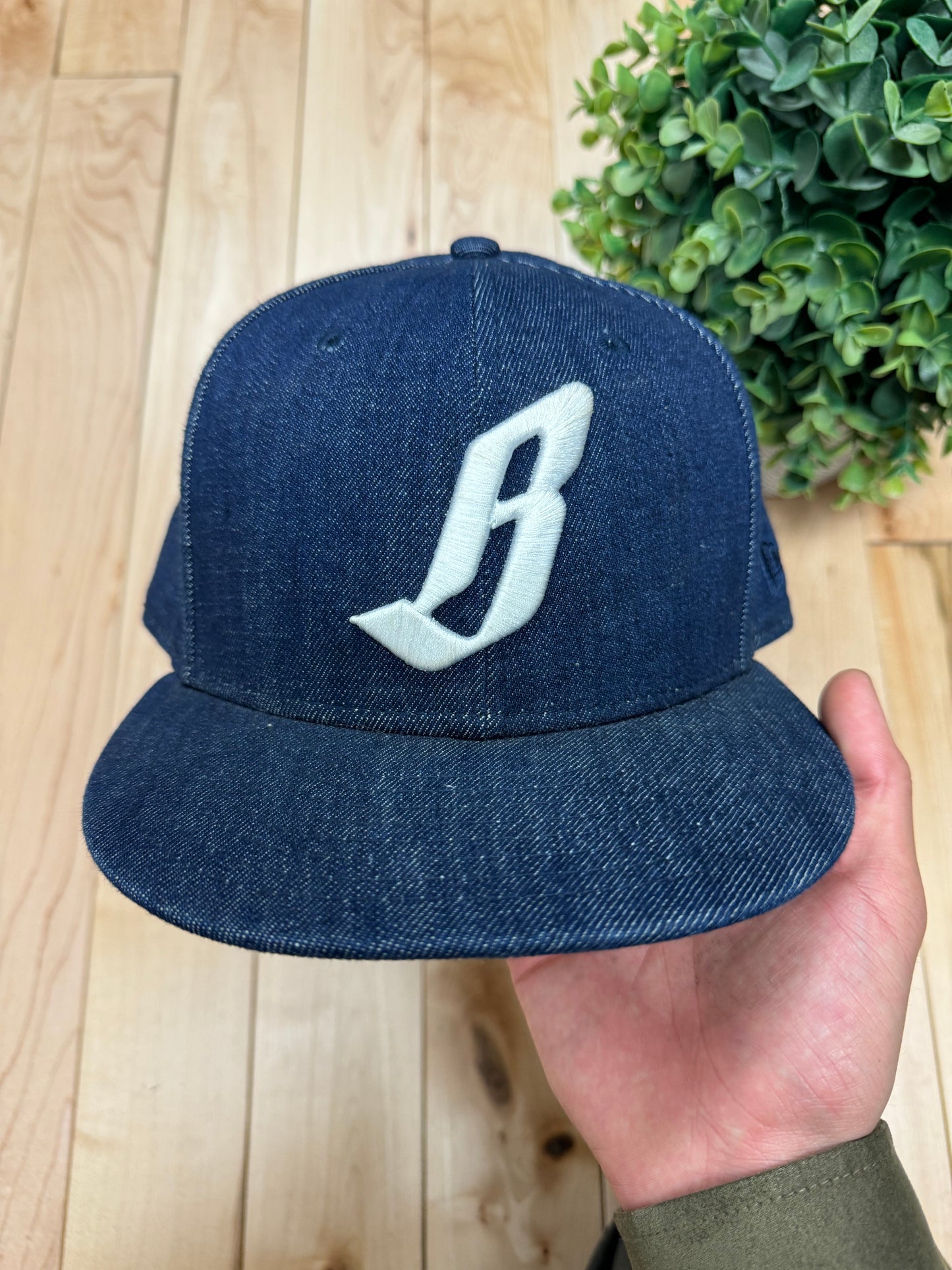 2000s Billionaire Boys Club x New Era Denim Fitted Hat