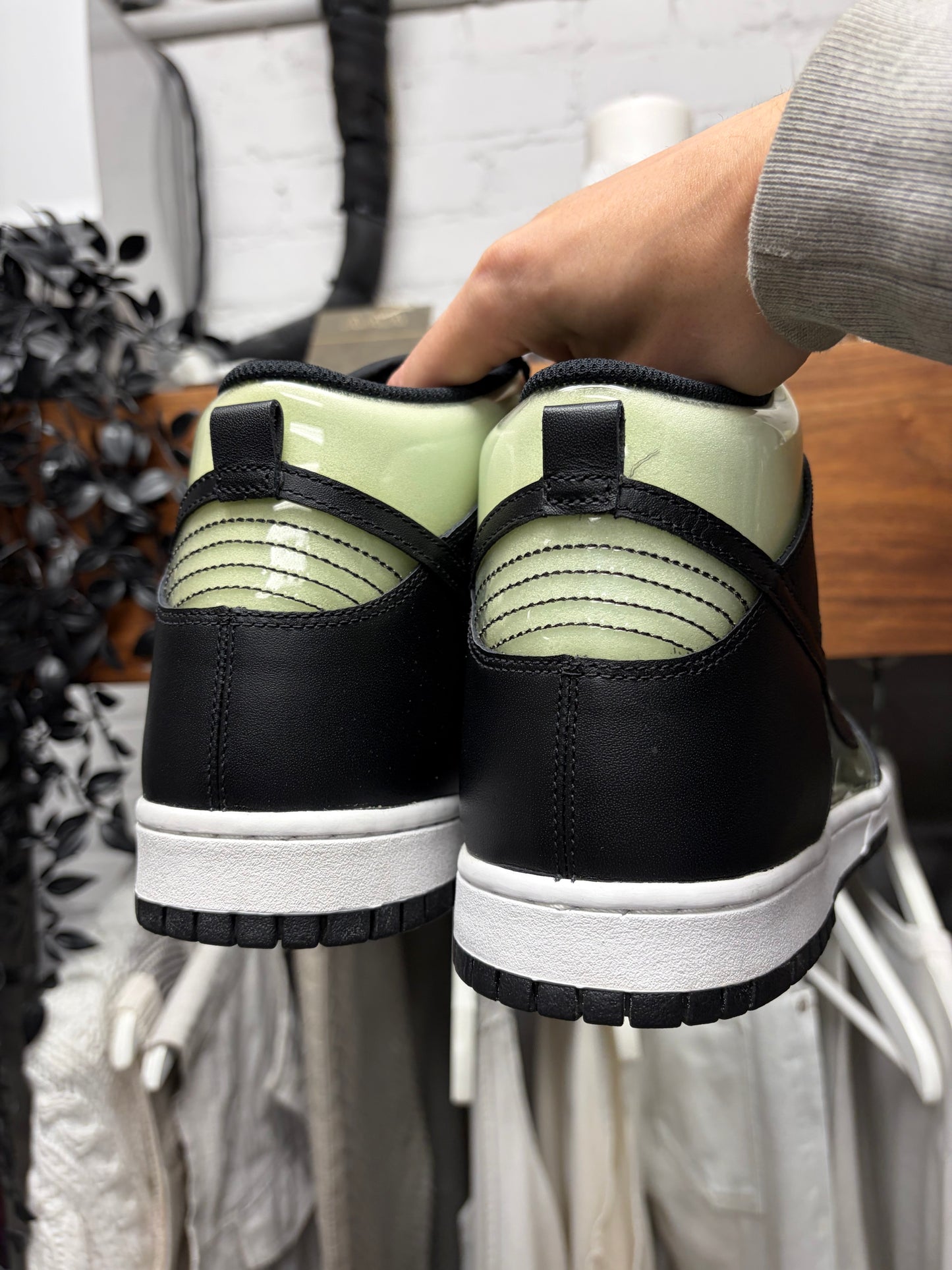 2017 Comme Des Garçons Homme Plus x Nike Dunk Clear High Top Sneakers