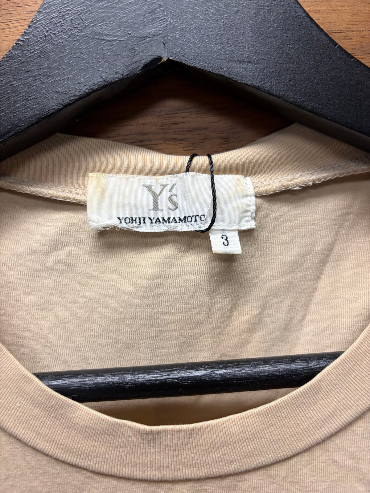 Vintage Y’s by Yohji Yamamoto ‘Snowflake’ Corner Graphic Short Sleeve T-Shirt