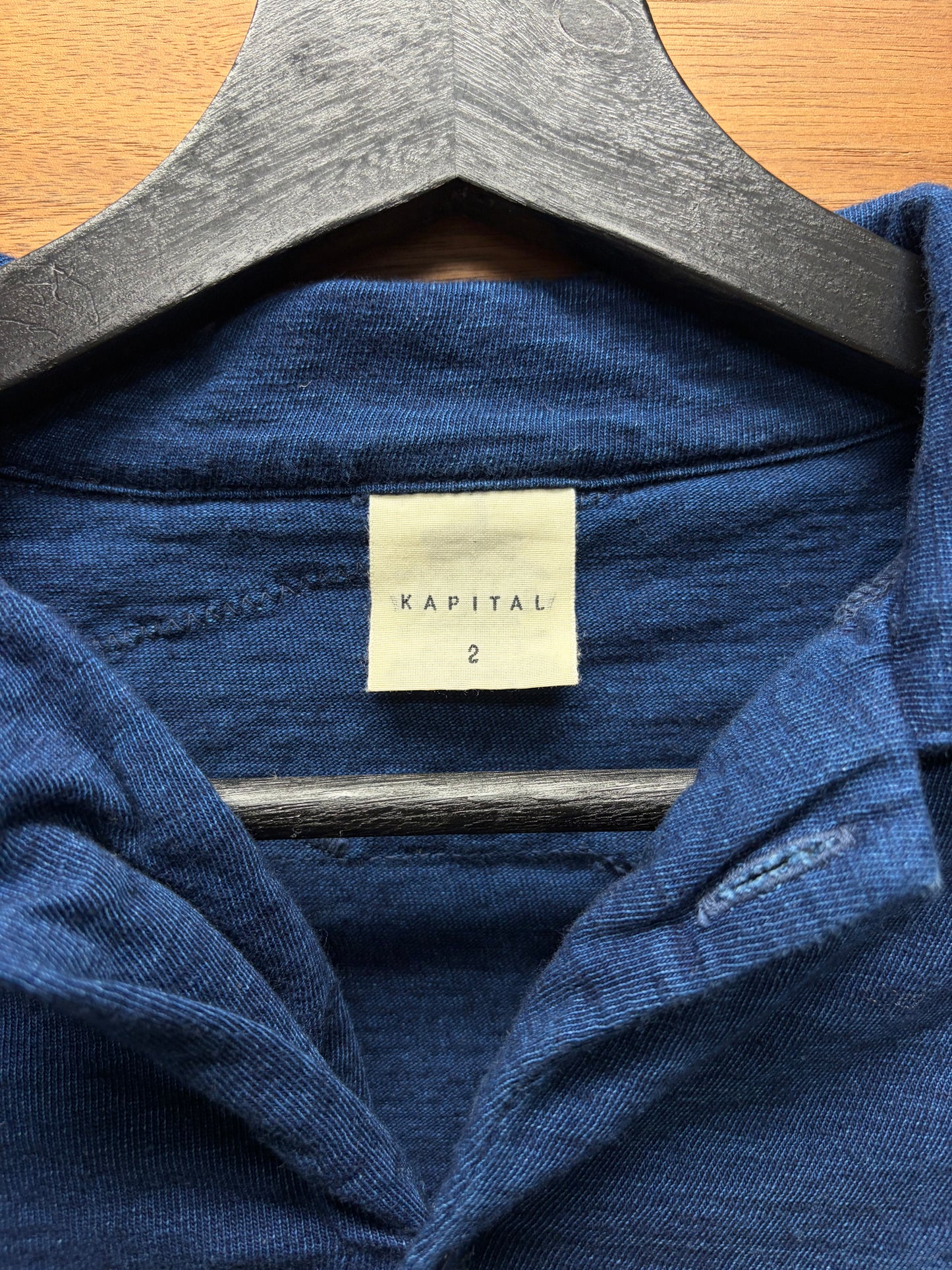 Kapital Reconstructed Denim/Paisley Patched Polo