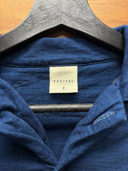 Kapital Reconstructed Denim/Paisley Patched Polo