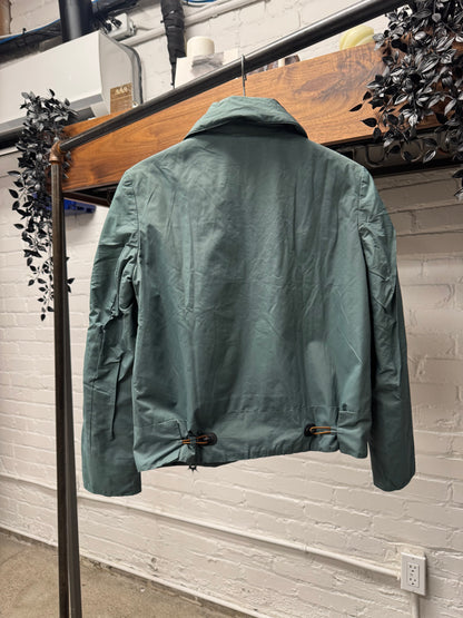 Vintage Miu Miu ‘Uniform Blue’ Cinch Adjustable Zip-Up Jacket