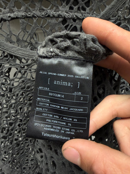 SS2025 Julius Mesh ‘Netted’ Long Sleeve Shirt