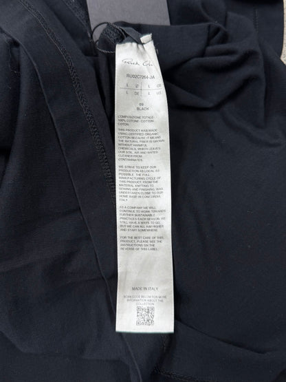 AW2023 Rick Owens ‘Luxor’ Black ‘Level’ T-Shirt