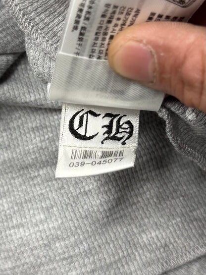 Chrome Hearts Thermal Grey Waffle Long Sleeve