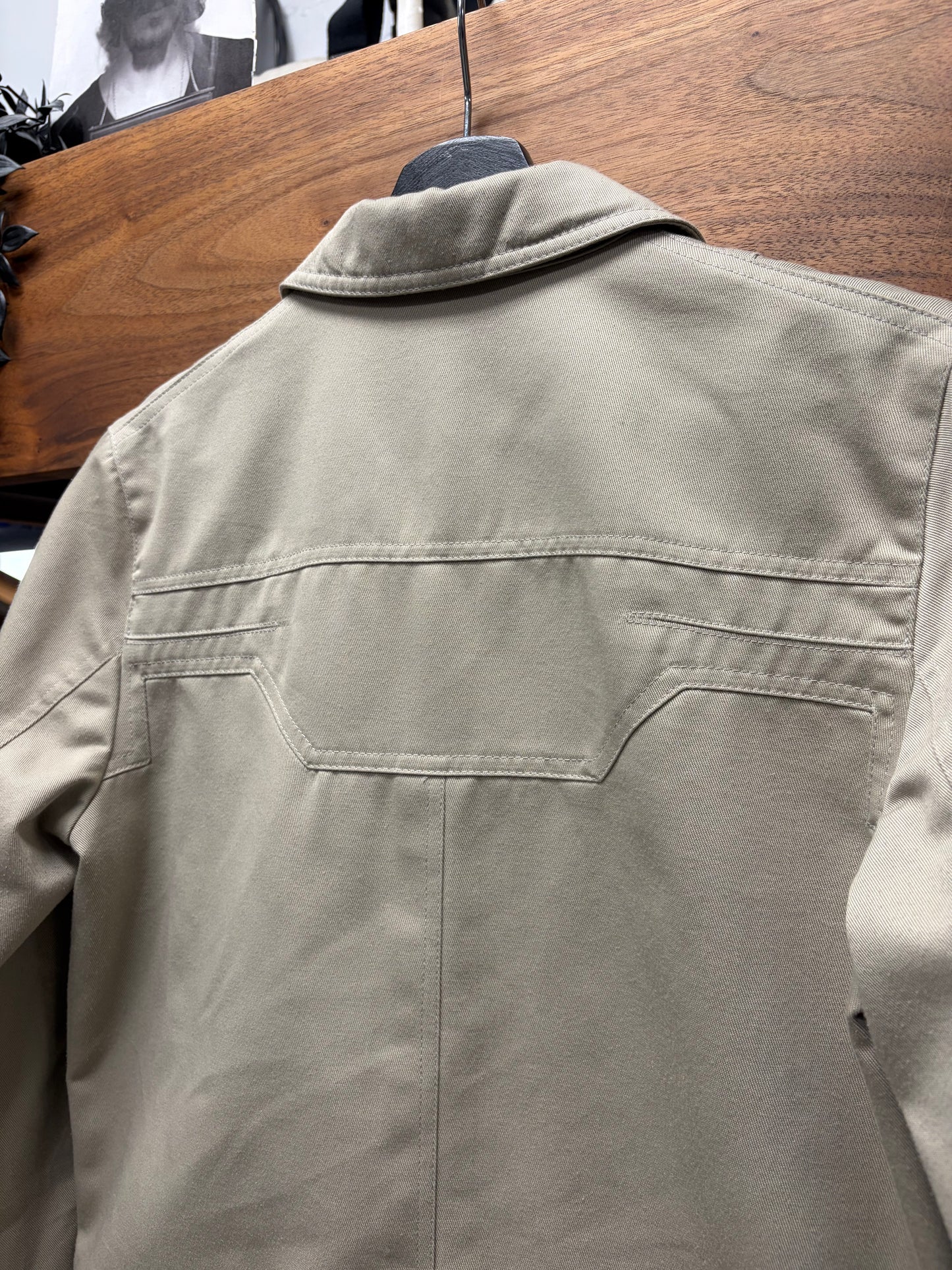 SS2008 Dior Homme ‘Untitled’ Cropped Tan Denim Jacket
