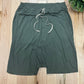 AW2013 Rick Owens ‘Jade’ Green Drop Crotch Pod Shorts