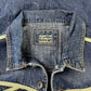 Marithe Francois Girbaud Darted Blue Denim Trucker Jacket