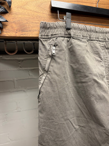SS2015 Rick Owens ‘Faun’ Dust ‘Basket Swinger’ Drop Crotch Shorts