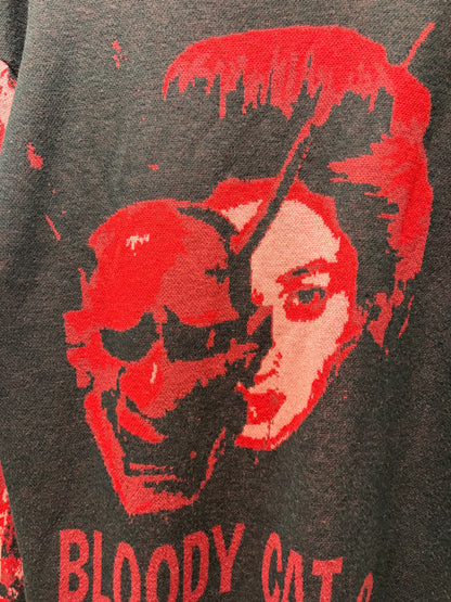 Yohji Yamamoto S’yte ‘Bloody Cat2’ Black/Red Knit Sweater