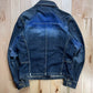 Issey Miyake Raw Overdyed Blue Denim Jacket