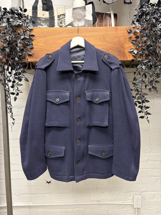 AW2001 Maison Martin Margiela Military Inspired Wool ‘Field’ Jacket