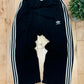 Balenciaga x Adidas Wide Leg 3 Stripe Sweatpants