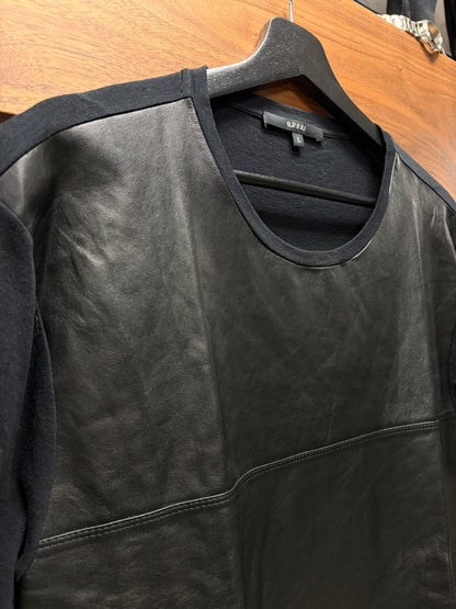 Vintage Gucci by Tom Ford Lambskin Leather T-Shirt