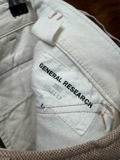 1997 General Research ‘Parachute’ Pocket Denim Cargo Shorts