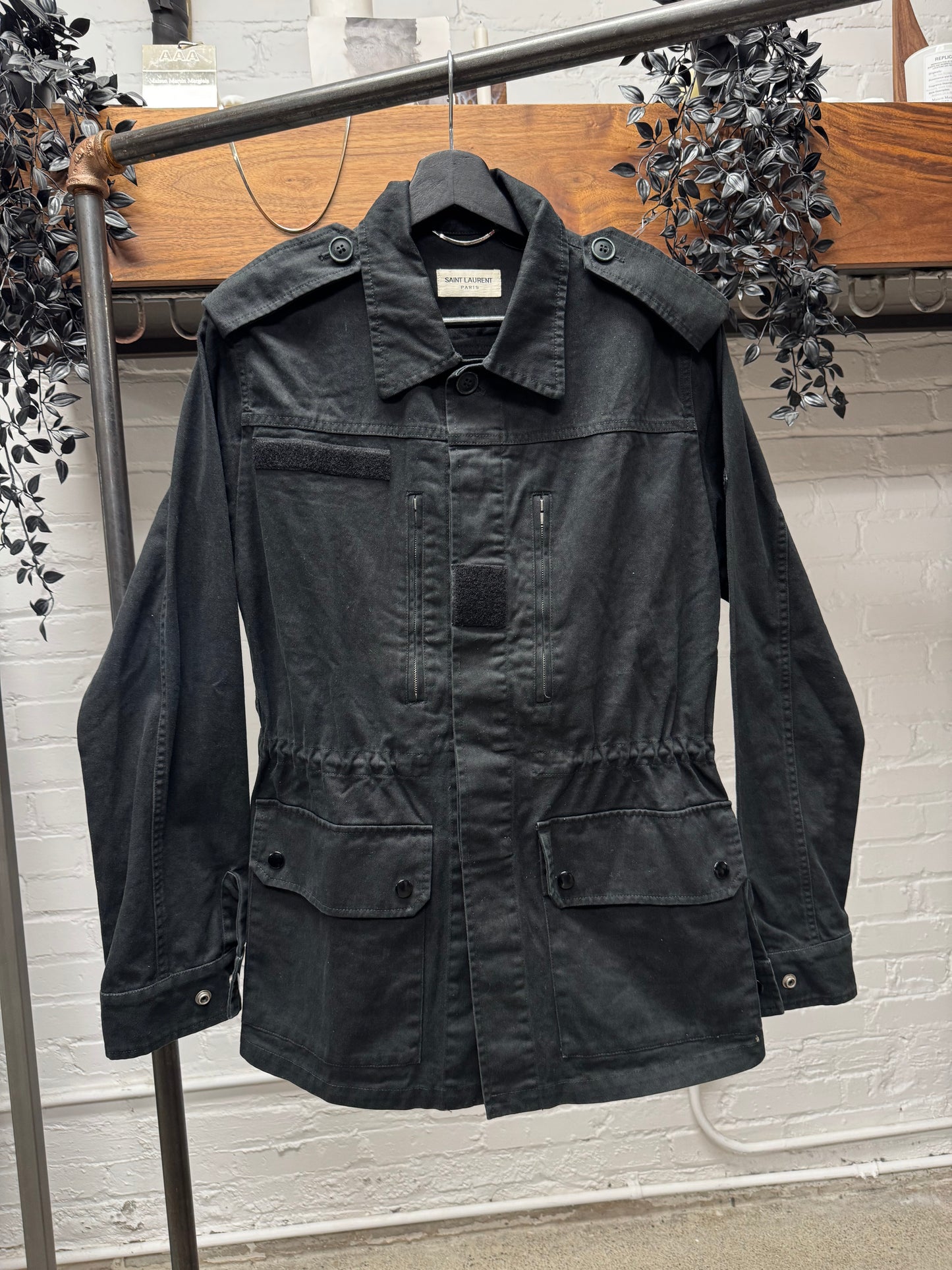 SS2017 Saint Laurent ‘Waiting for Sunset’ Military Jacket