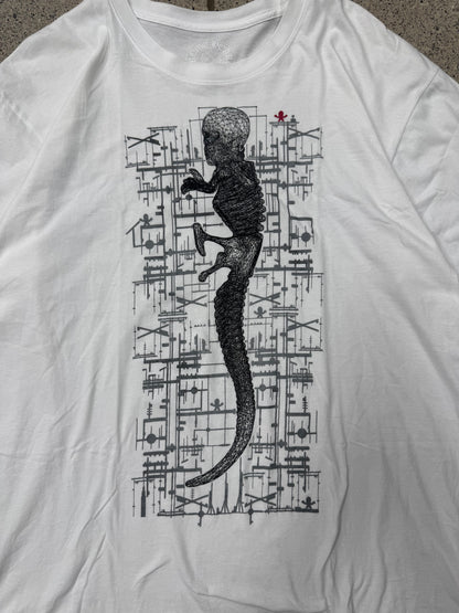 Chrome Hearts ‘Foti’ Skull Motif White Graphic T-Shirt