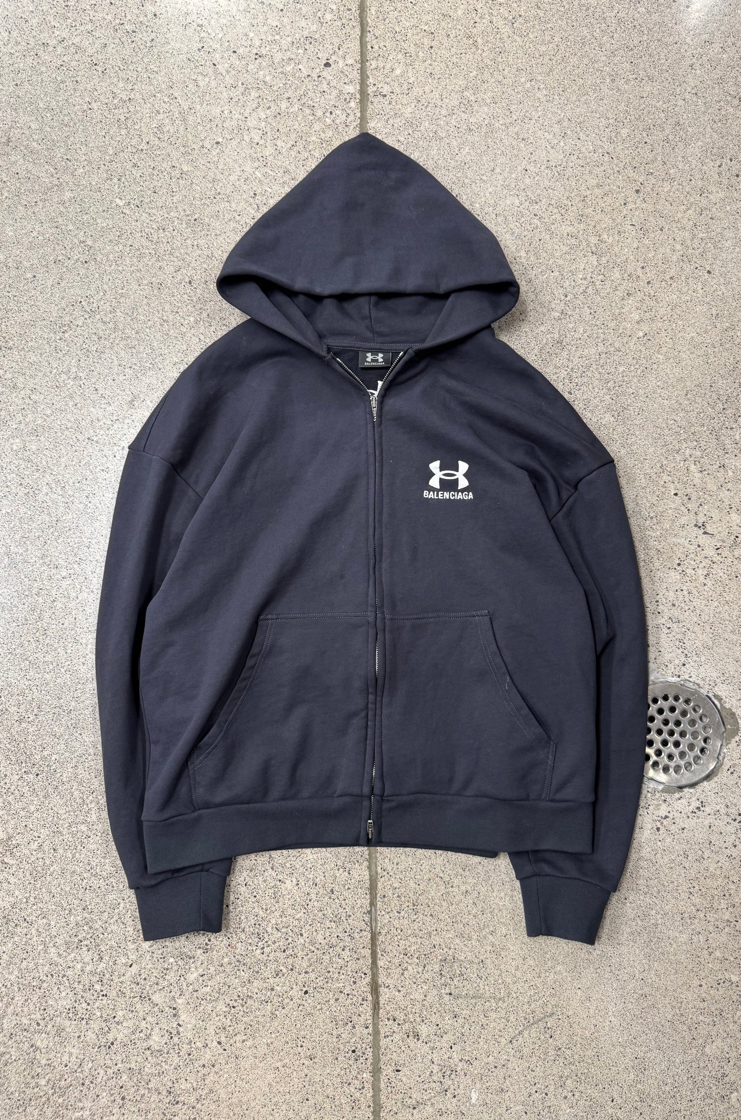 SS2025 Balenciaga Under Armour Zip-Up Hoodie