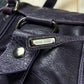 Miu Miu Dark Purple Leather Clutch Bag