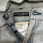 2000s Dolce & Gabbana Light Wash Distressed Boot Cut Denim