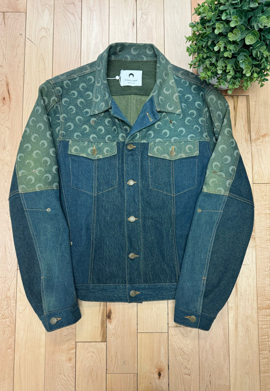 Marine Serre ‘Crescent Moon’ Monogram Denim Jacket