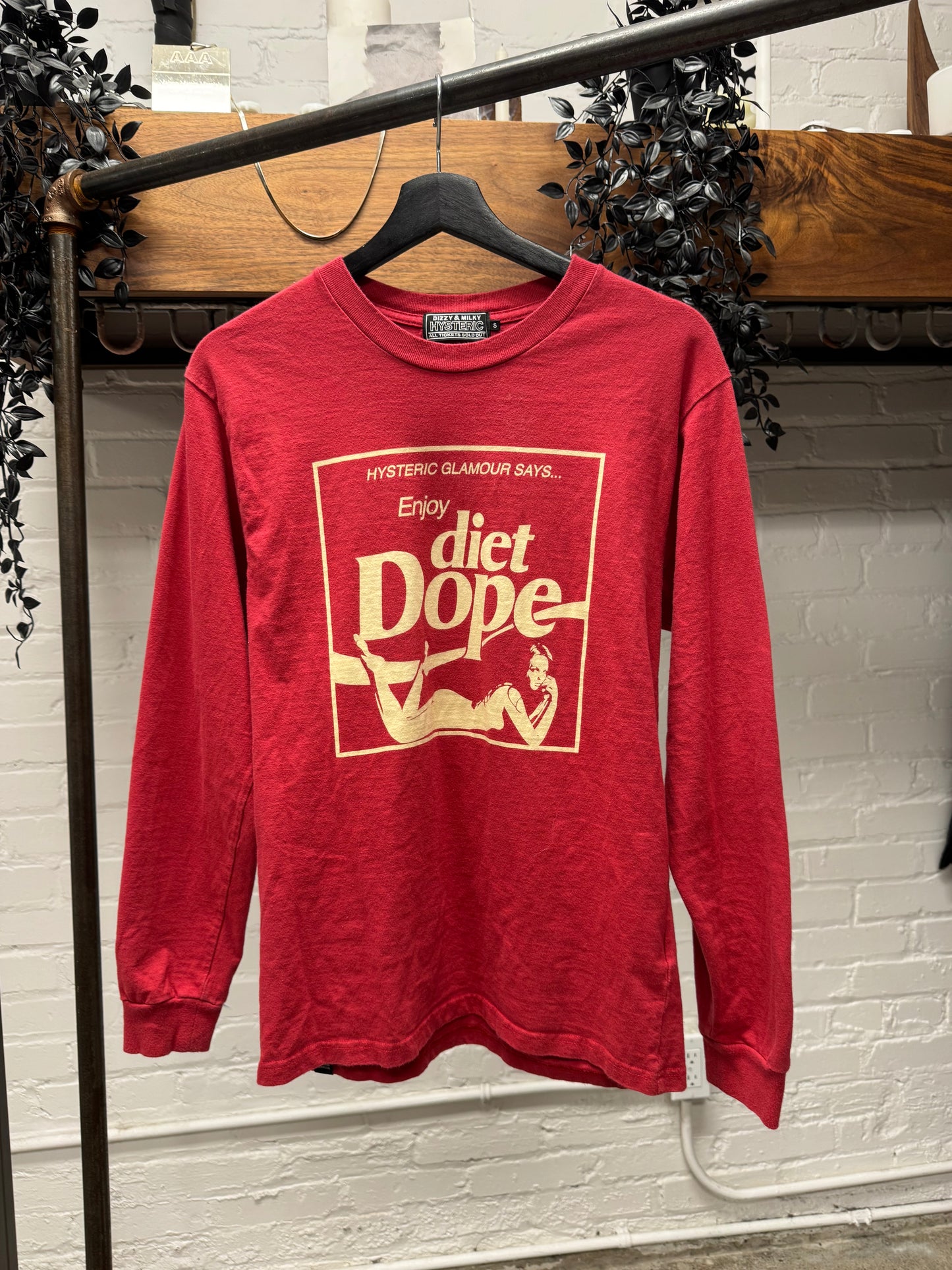 Hysteric Glamour ‘Diet Dope’ Coke Bootleg Long Sleeve Shirt
