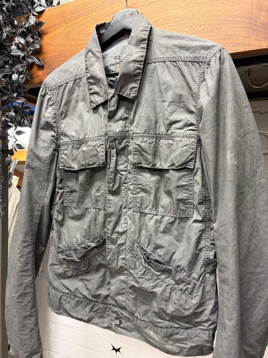 Rick Owens DRKSHDW AW09 “CRUST” Light Waxed Denim Worker Jacket
