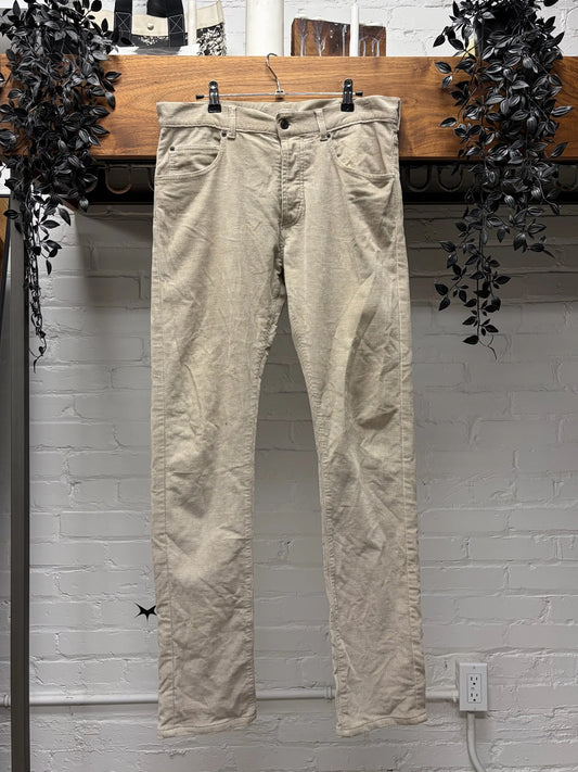 Bottega Veneta Tan Corduroy Skinny Jeans