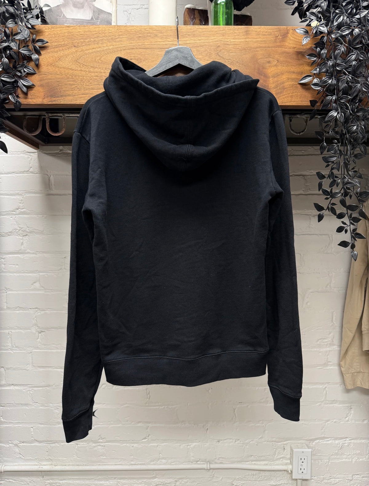 2019 Saint Laurent ‘Jardin Majorelle’ Black/White Pullover Hoodie
