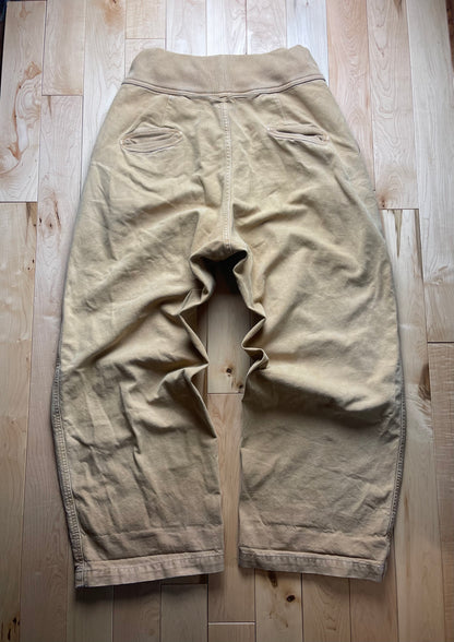 Kapital Wide Leg Tan Brown ‘Sailor’ Denim