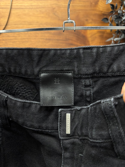Givenchy by Matthew Williams Distressed Black Skinny Jeans