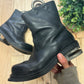 Dirk Bikkembergs Metal Handle/Heel Black Leather Boots