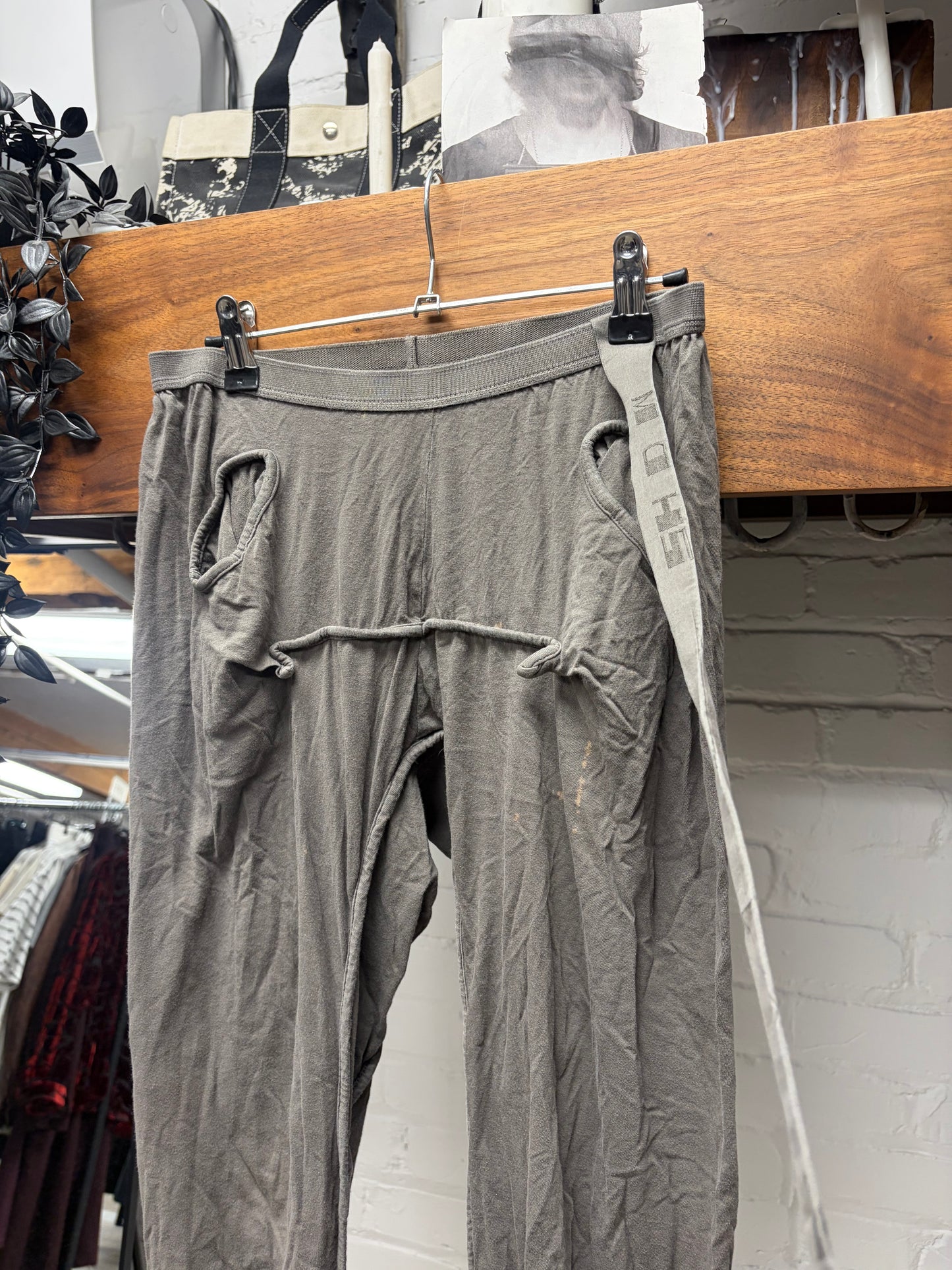 Rick Owens ‘Dustulator’ Layered Dust Brown Reconstructed Pants