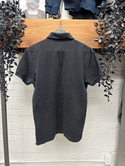 Dior Homme ‘Bee Logo’ Embroidered Black Cotton Polo