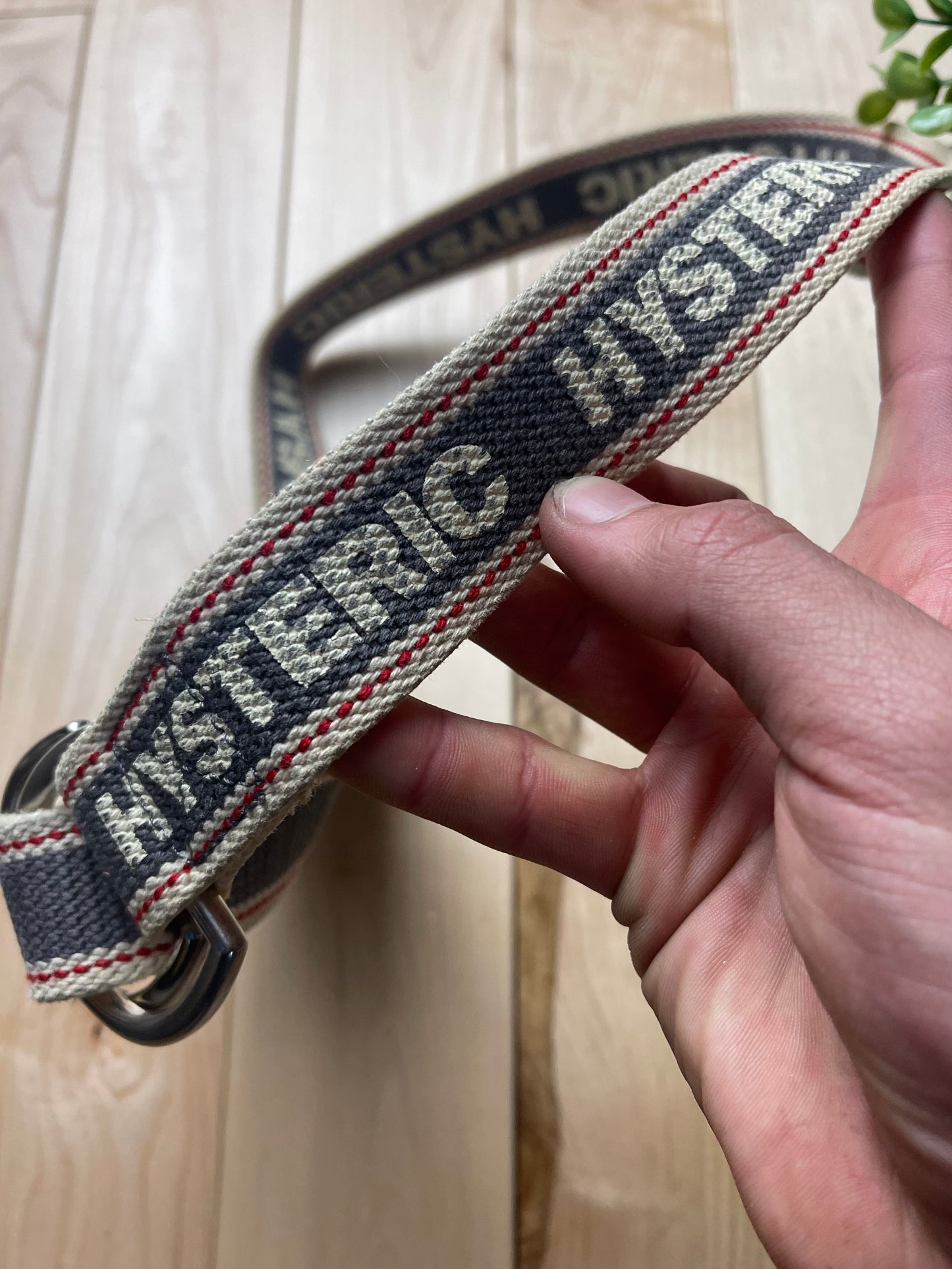 2000s Hysteric Glamour Rope Spellout Logo Belt