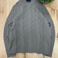 Number (N)ine Brown Cable Knit Sweater