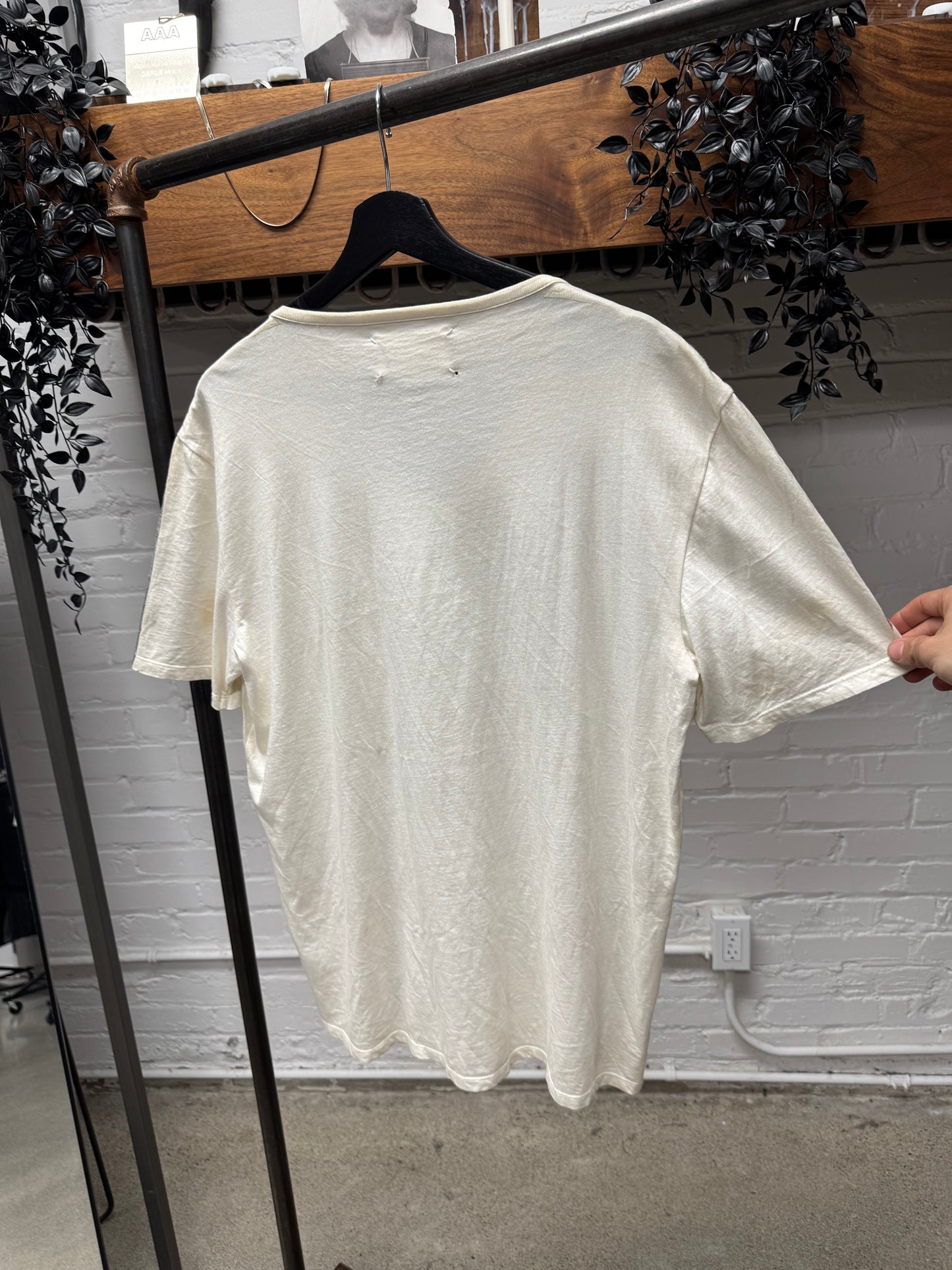 SS2014 Maison Margiela ‘Silver Foil’ Coated T-Shirt