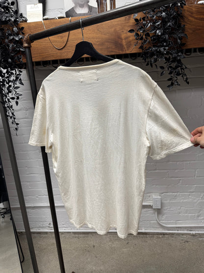 SS2014 Maison Margiela ‘Silver Foil’ Coated T-Shirt