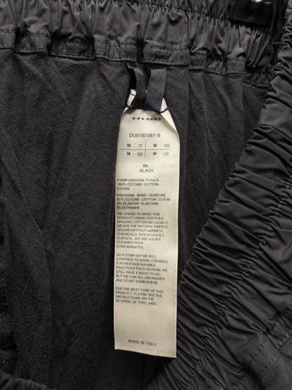 Rick Owens Black Drawstring ‘Boxer’ Cotton Shorts