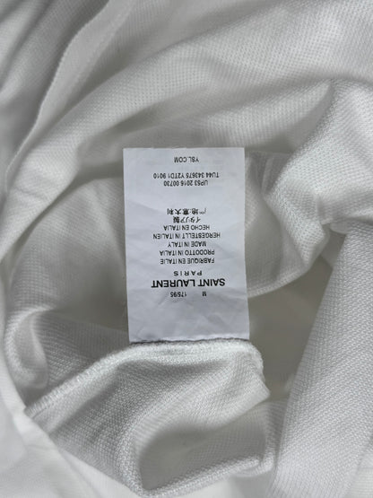 SS2016 Saint Laurent ‘YSL’ Logo Polo