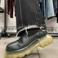 Rick Owens Beatle Bozo Tractor Sole Black Leather Boots