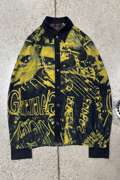 AW1998 Jean Paul Gaultier ‘Classique’ Mesh Button Down Shirt