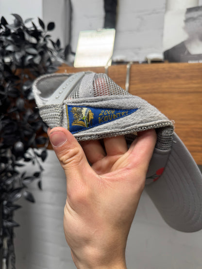 Kapital ‘Lucky 7s’ Grey/Red Mesh Trucker Hat