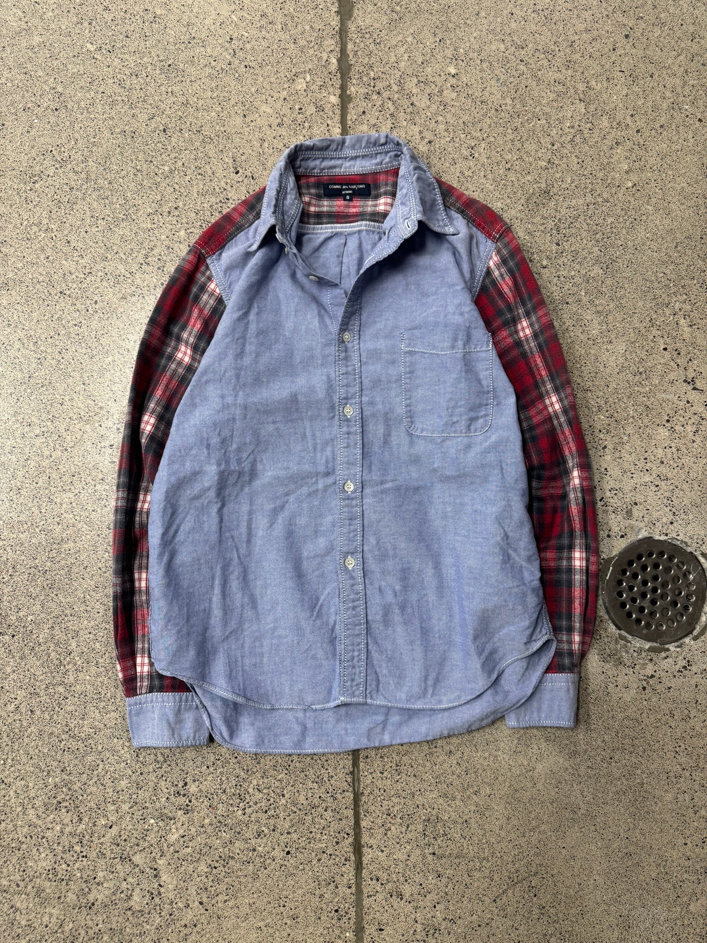 SS2011 Comme Des Garçons Tartan Plaid Button Down Shirt