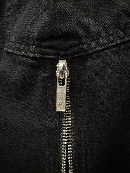 Helmut Lang Black ‘Back Zip’ Carpenter Denim